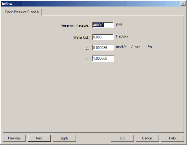 GasIPR Back Pressure C and N