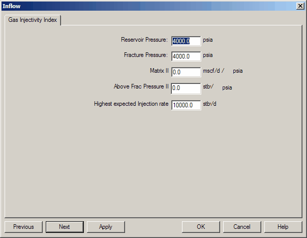 Gas Injector Back Pressure II